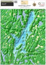Gull Lake (Haliburton) - Trak Bathymetric chart