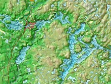 Lake of Bays Wallmap - Trak