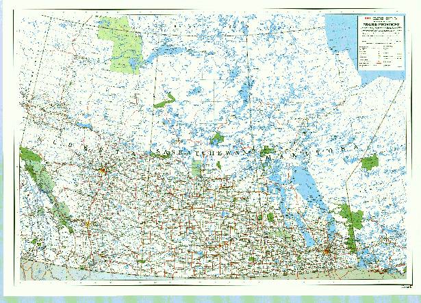Map of Prairies