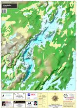 Otty Lake - Trak Bathymetric chart