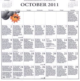 The Canadian Weather Trivia Calendar 2010 - August 2010