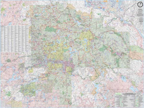 Algonquin Provincial Park Map